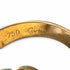 Vendome Louis Cartier Band Ring 18K Tricolor Gold