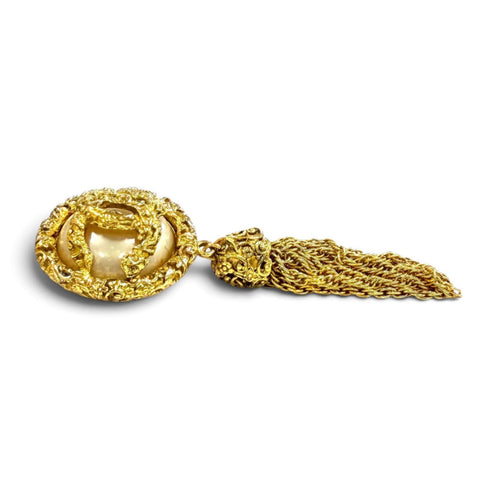 CC Logo Clip-On Earrings Metal Gold-Tone Metal
