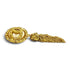 CC Logo Clip-On Earrings Metal Gold-Tone Metal