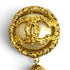 CC Logo Clip-On Earrings Metal Gold-Tone Metal