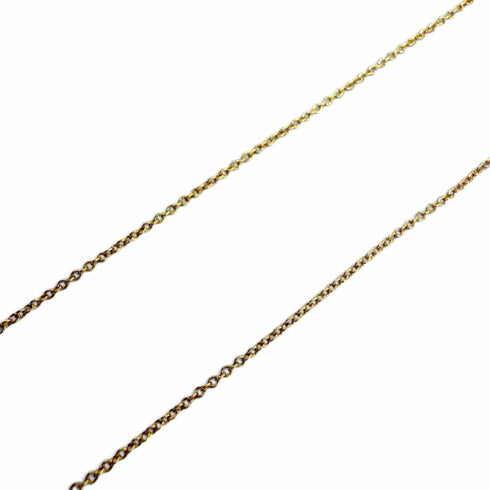 Pendant Necklace 18K Yellow Gold With Pink Tourmaline