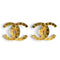CC Logo Clip-On Earrings Metal Gold-Tone Metal