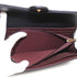 CC Gusset Classic Flap Wallet Quilted Caviar Long