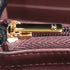 CC Gusset Classic Flap Wallet Quilted Caviar Long