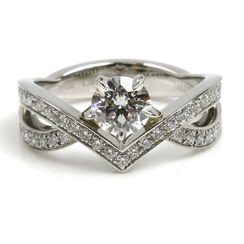 Joséphine Amour d'Aigret Band Ring Platinum with Diamond