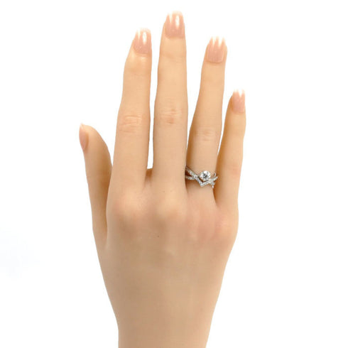 Joséphine Amour d'Aigret Band Ring Platinum with Diamond