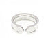 C2 Ring 18K White Gold Small