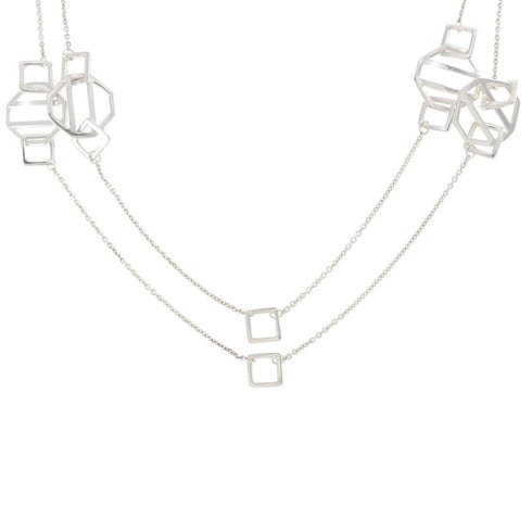 Paloma Zellige Pendant Necklace Sterling Silver