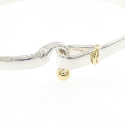 Hook And Eye Bracelet Sterling Silver and 18K Yellow Gold
