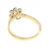 Band Ring 18K Yellow Gold with Diamond and Sapphire