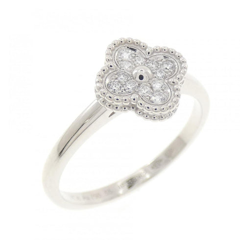 Sweet Alhambra Ring 18K White Gold
