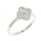 Sweet Alhambra Ring 18K White Gold