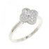 Sweet Alhambra Ring 18K White Gold