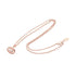 Kika Orb Pendant Necklace Gold and Rhinestone