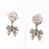 Pearl Earrings Metal and Rhinestone