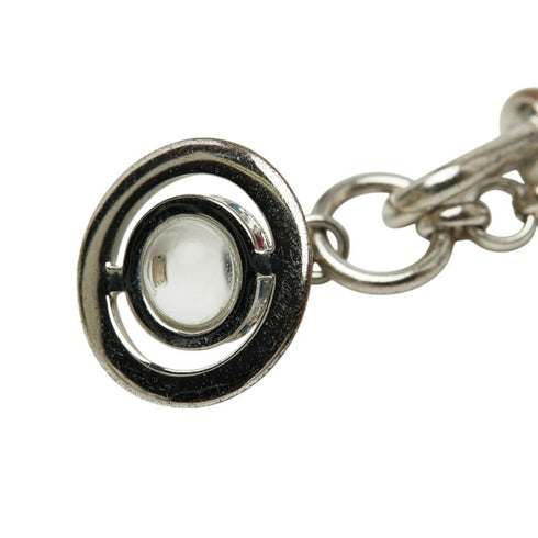 Orb Bracelet Metal With Rhinestone