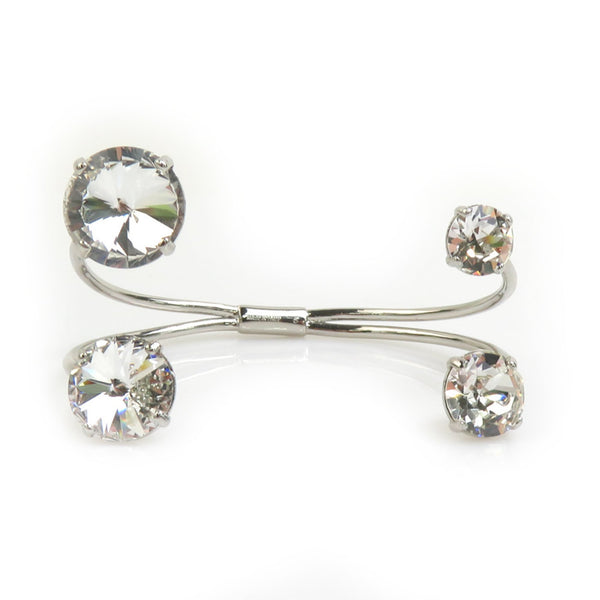 Bangle Bracelet Metal Silver