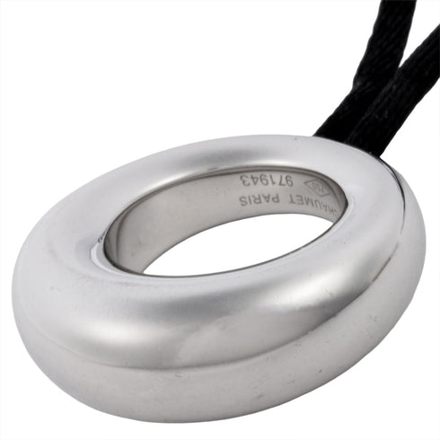 Annaud Pendant Necklace 18K White Gold with Diamonds