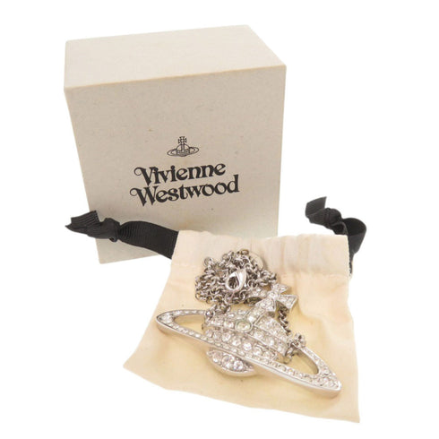 Pendant Necklace Rhinestone Silver