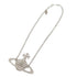Pendant Necklace Rhinestone Silver