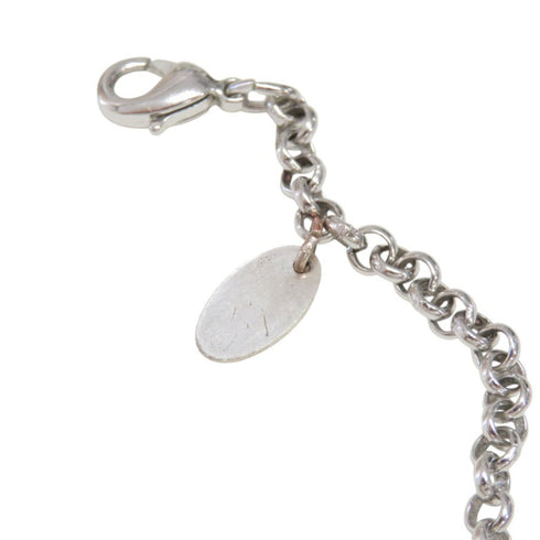 Pendant Necklace Rhinestone Silver