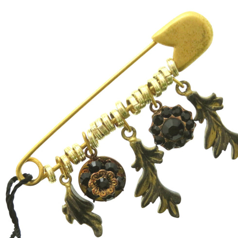 Brooch Metal Black