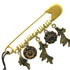 Brooch Metal Black