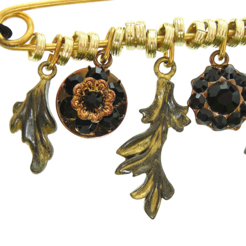 Brooch Metal Black