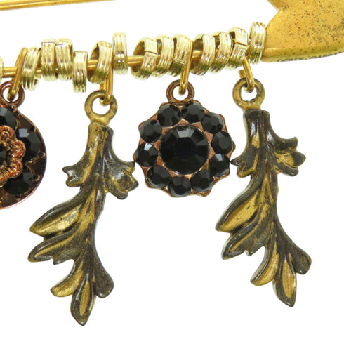 Brooch Metal Black