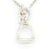 Etrier Pendant Necklace Sterling Silver