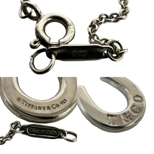 Vintage Horseshoe Pendant Necklace Sterling Silver