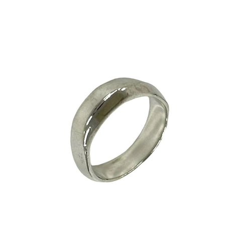 Vintage Knife Edge Ring Sterling Silver