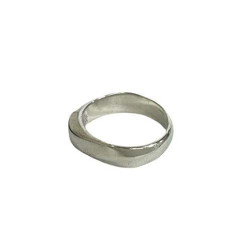 Vintage Knife Edge Ring Sterling Silver