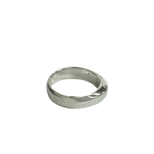 Vintage Knife Edge Ring Sterling Silver