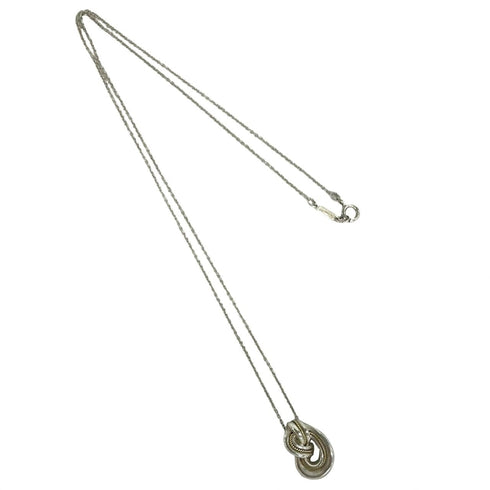 Pendant Necklace Sterling Silver and 18K Yellow Gold