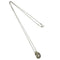 Pendant Necklace Sterling Silver and 18K Yellow Gold