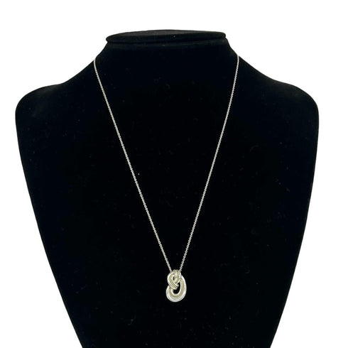 Pendant Necklace Sterling Silver and 18K Yellow Gold