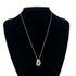 Pendant Necklace Sterling Silver and 18K Yellow Gold