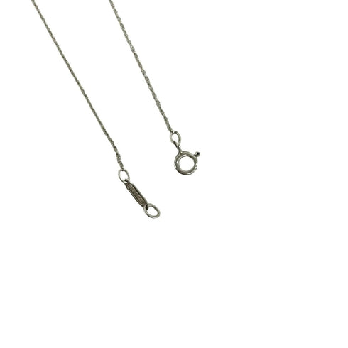 Pendant Necklace Sterling Silver and 18K Yellow Gold