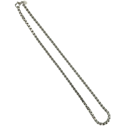 Venetian Pendant Necklace Sterling Silver
