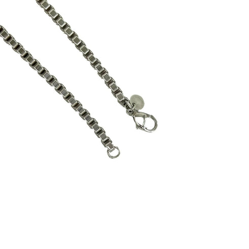 Venetian Pendant Necklace Sterling Silver