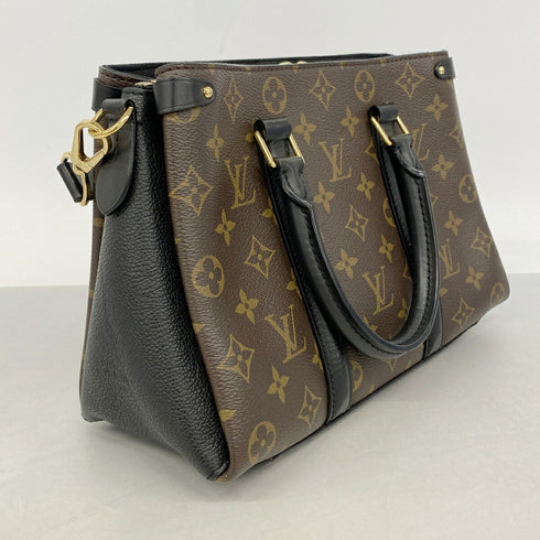 Soufflot Tote Monogram Canvas with Leather BB
