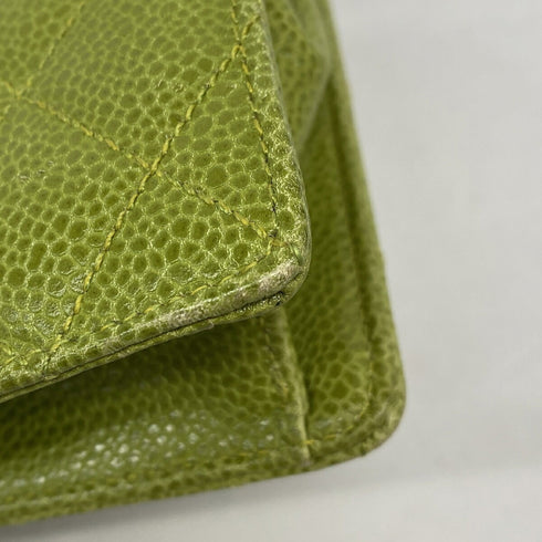 Vintage Flap Belt Bag Quilted Caviar Mini