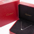 C Heart Pendant Necklace 18K White Gold with Diamonds