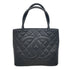 Medallion Tote Quilted Caviar