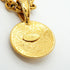 CC Logo Circle Pendant Necklace Metal