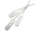 1837 Element Triple Tag Pendant Necklace Sterling Silver