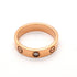 Love Ring 18K Rose Gold Mini with Diamond