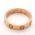 Love Ring 18K Rose Gold Mini with Diamond