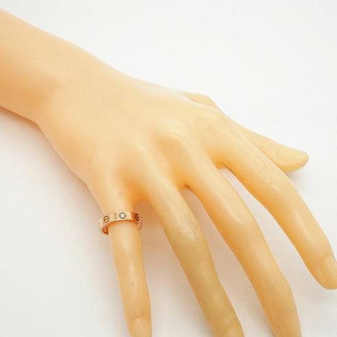 Love Ring 18K Rose Gold Mini with Diamond